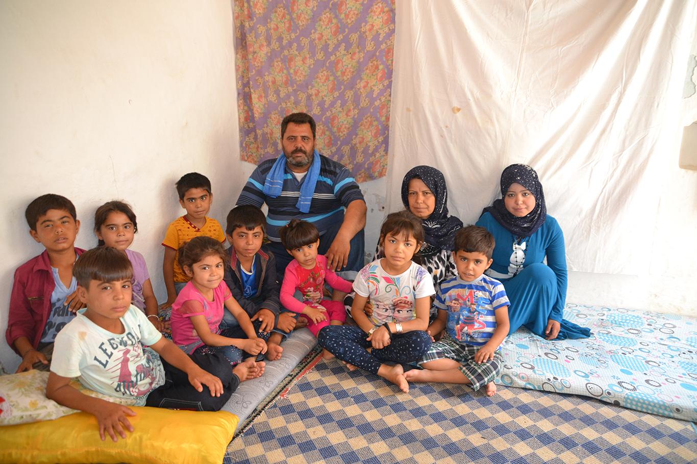 Suriyeli aile yardım bekliyor
